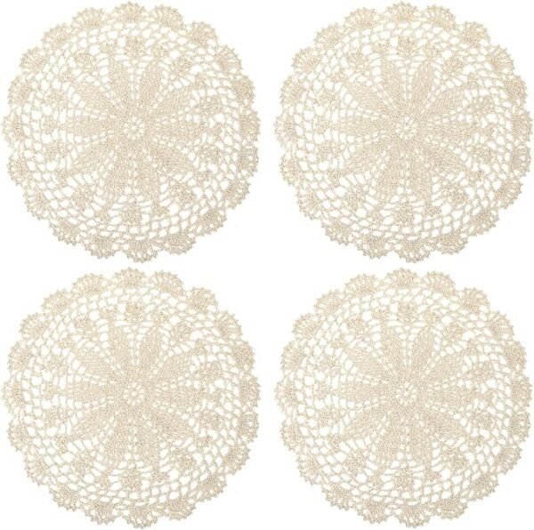 Crochet Table Mat 4 Pcs set